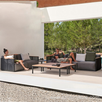Terrace Garden Outdoor Sofa Table Chair Combination